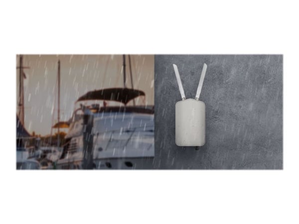 D-Link Nuclias DBA-3621P - Radiobasestasjon - 802.11ac Wave 2 - Wi-Fi - 2,4 GHz, 5 GHz - Vegg-/Stab-montering