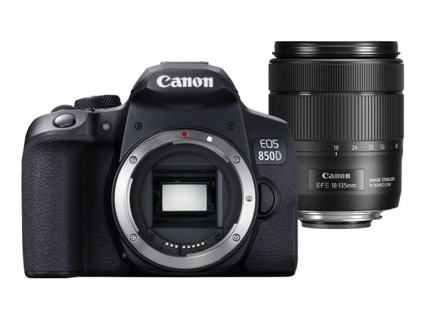 Canon EOS 850D + EF-S 18-135 mm f/3.5-5.6 IS USM-objektiv