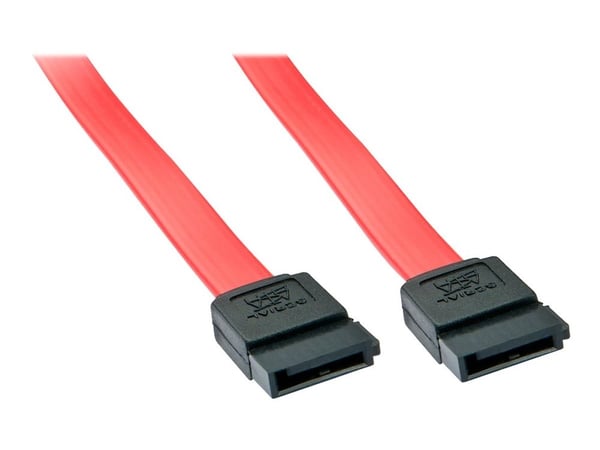 Lindy - SATA-kabel - Serial ATA 150/300/600 - SATA til SATA - 70 cm - rød