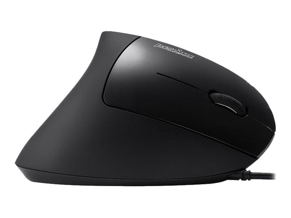 Perixx PERIMICE-513 - Vertikal mus - høyrehendt - optisk - 5 knapper - kablet - USB