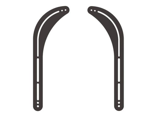 Neomounts NS-SB100 - Monteringssett (2 monteringsbraketter) - for soundbar - svart