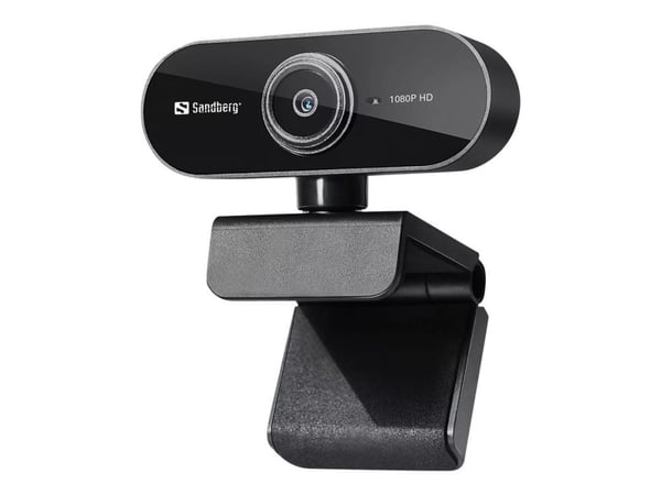 Sandberg USB Webcam Flex - Nettkamera - farge - 2 MP - 1920 x 1080 - 1080p - fastfokal - lyd - USB 2.0