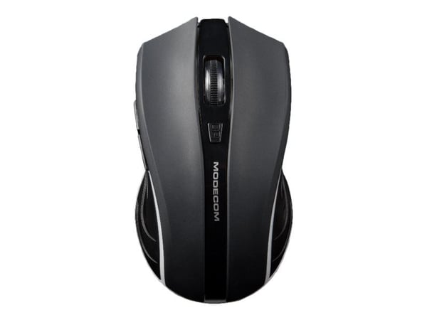 ModeCom MC-WRM1 - Mus - optisk - 5 knapper - trådløs - 2.4 GHz - USB trådløs mottaker - svart