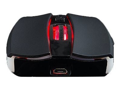 ModeCom MC-WRM1 - Mus - optisk - 5 knapper - trådløs - 2.4 GHz - USB trådløs mottaker - svart