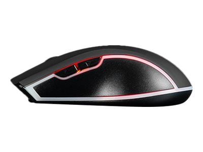 ModeCom MC-WRM1 - Mus - optisk - 5 knapper - trådløs - 2.4 GHz - USB trådløs mottaker - svart