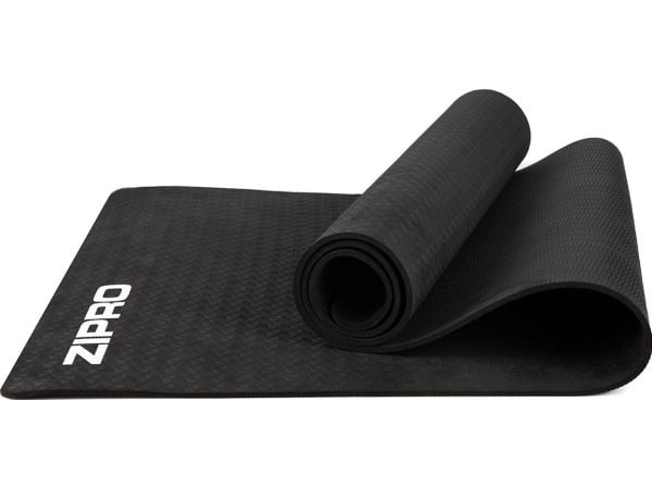 Zipro Exercise Mat - 4mm - Black - Size: 173x61cm