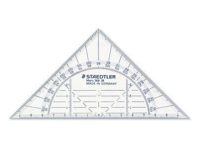 STAEDTLER Mars - Trekant - 16 cm - 45°, 45° - gjennomsiktig
