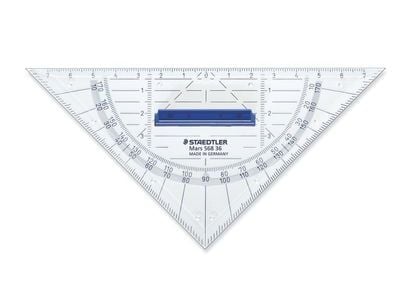 STAEDTLER Mars - Trekant - 16 cm - 45°, 45° - gjennomsiktig - polystyren
