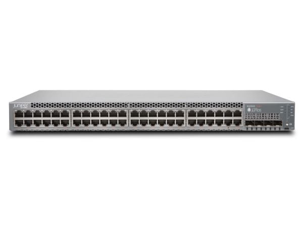 Juniper Networks EX Series EX2300-48P - Switch - L3 - Styrt - 48 x 10/100/1000 (PoE+) + 4 x Gigabit SFP / 10 Gigabit SFP+ - side til side-luftflyt ...