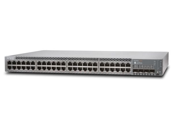 Juniper Networks EX Series EX2300-48P - Switch - L3 - Styrt - 48 x 10/100/1000 (PoE+) + 4 x Gigabit SFP / 10 Gigabit SFP+ - side til side-luftflyt ...