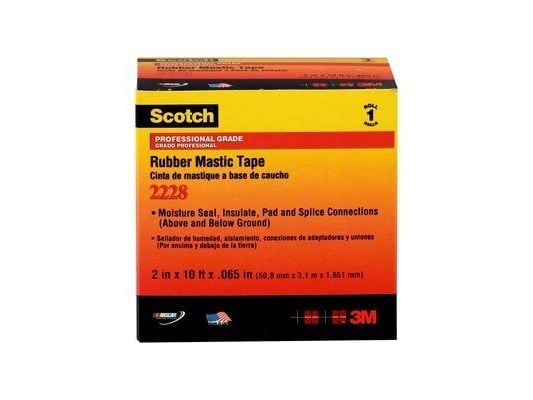 3M Rubber Mastic Tape, Musta, Kumi, 500 V, RoHS 2011/65/EU, 3 m