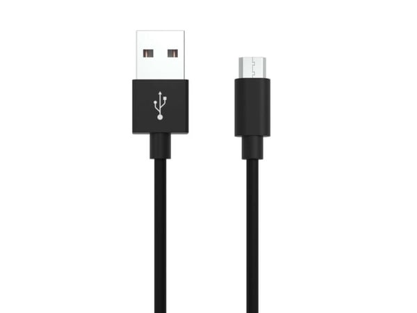Ansmann 1700-0077, 0,2 m, USB A, Micro-USB B, USB 2.0, 0,48 Gbit/s, Sort