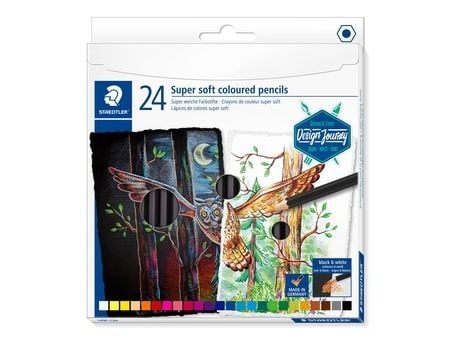 STAEDTLER 149C - Fargeblyant - super soft - assorterte farger (en pakke 24)