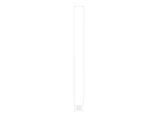 Zebra Z-Band UltraSoft - Polypropylen (PP) - adhesiv - hvit - 25.4 x 279.4 mm 1050 stk (6 rull(er) x 175) vinylarmbånd - for Zebra 110, 140, 220, Z...