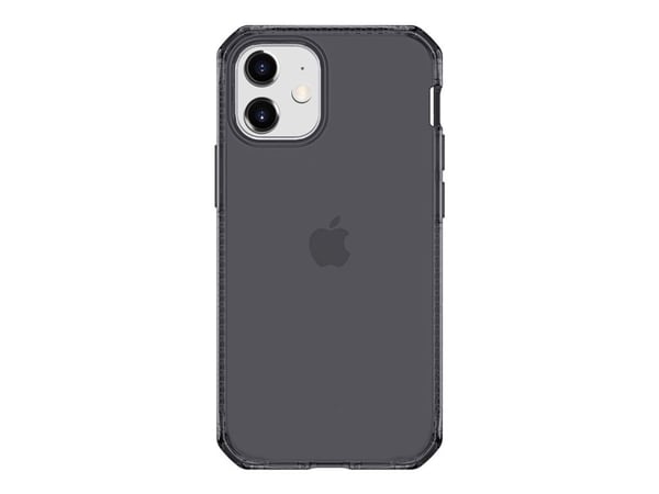 ITSKINS Spectrum Clear - Baksidedeksel for mobiltelefon - termoplast-polyuretan (TPU) - røyk - for Apple iPhone 12 mini