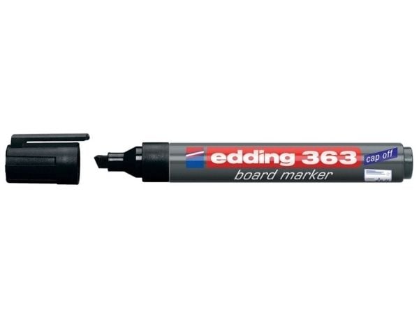Whiteboardpenna Edding 363, sned spets, svart
