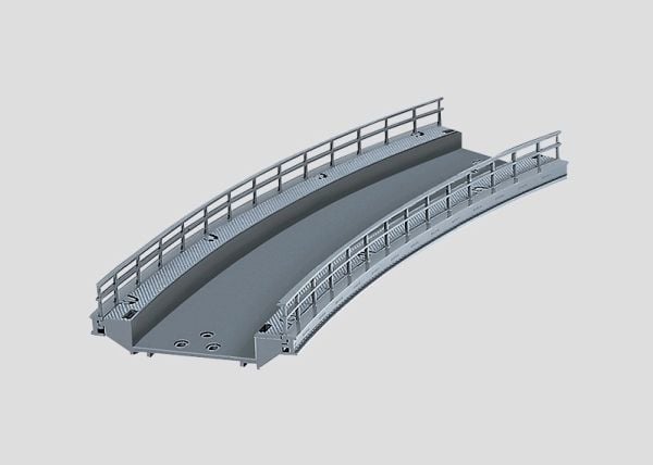 Märklin Buet rampestykke - Brobrygge - HO (1:87) - Gutt/jente - 15 år - Grå - 1 stk (074613)