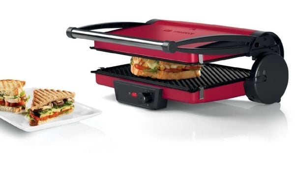 Bosch TCG4104 - Grill - elektrisk - 781 kvadratcentimeter - rød