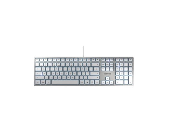 CHERRY KC 6000 SLIM - Tastatur - USB - Pan Nordic - tastsvitsj: CHERRY SX - sølv
