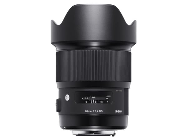 Sigma 20mm F1.4 DG HSM A, vidvinkelobjektiv, 15/11, Leica L, autofokus