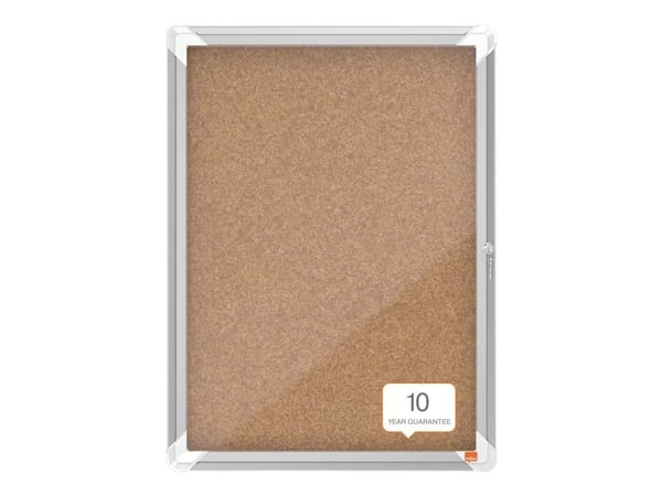 Nobo - Innbygd oppslagstavle - veggmonterbar - 4 x A4 - kork - ikke-magnetisk - kork