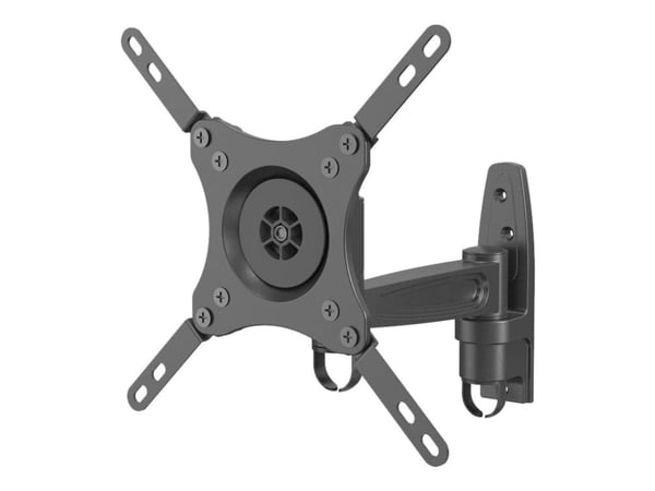 Multibrackets M VESA Flexarm 360 II - Monteringssats (vridbar arm, adapterplatta, väggfäste) - för platt panel - metall - svart - skärmstorlek: 15"...