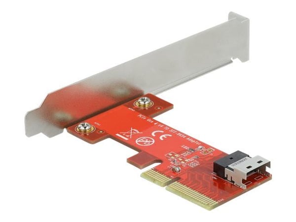 Delock - Grensesnittsadapter - U.2 NVMe - lav profil - PCIe 4.0 x4