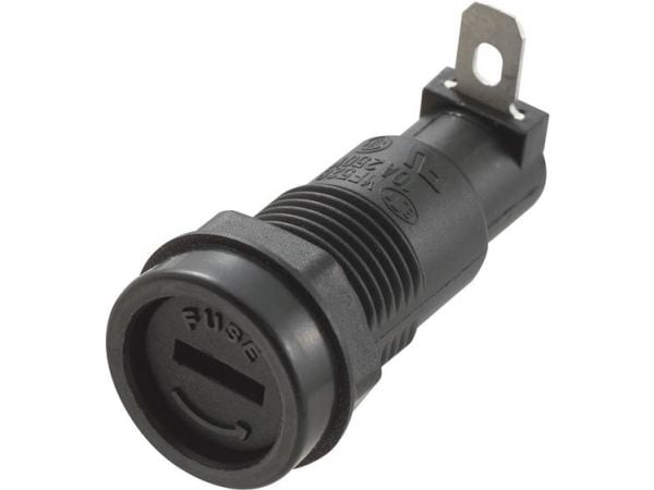 TRU COMPONENTS R3-12 Sikringsholder Passer til Finsikring 5 x 20 mm 10 A 250 V/AC 1 stk