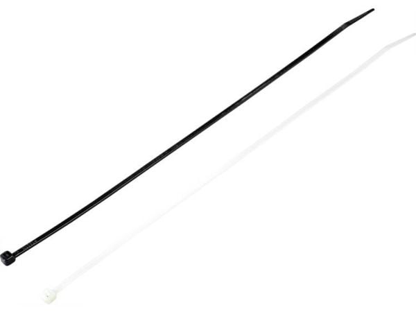 TRU COMPONENTS 1572053 Kabelbindersortiment 300 mm 3.60 mm Sort, Natur 400 stk