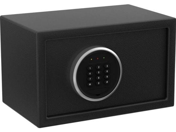 BASI EMT 200, Frittstående safe, Sort, Kode, Elektronisk, Stål, Batteri, AA