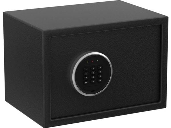 BASI EMT 250, Frittstående safe, Sort, Kode, Elektronisk, Stål, Batteri, AA