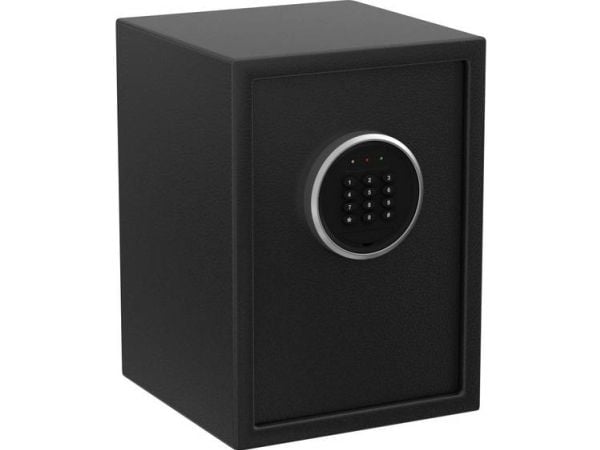 BASI EMT 380, Frittstående safe, Sort, Kode, Elektronisk, Stål, Batteri, AA