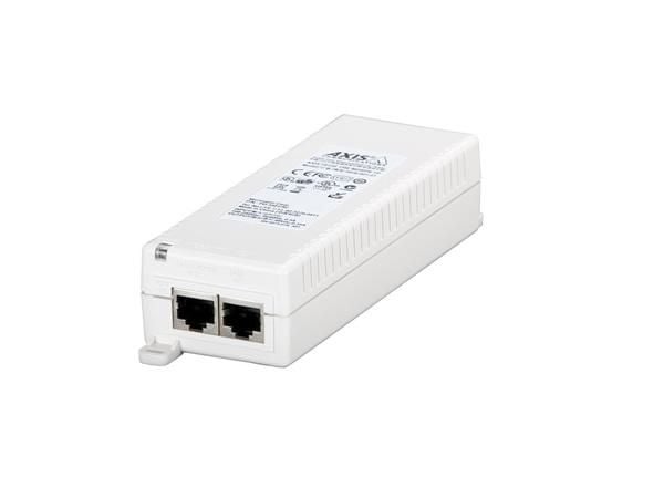 AXIS T8120 Midspan 15 W 1-port - Strøminjektor - AC 100-240 V - 15 watt (en pakke 10) - for AXIS C1410, D3110, M4215, M4328, P1385, P1455, Q1656, Q...