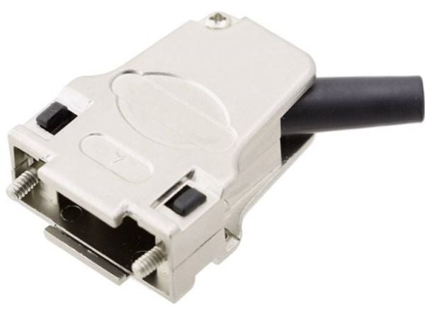 encitech D45ZF09-RG-K 7960-0206-11 D-SUB-kotelo Napojen lukumäärä: 9 Täysmetalli 45° Hopea 1 kpl 1 kpl