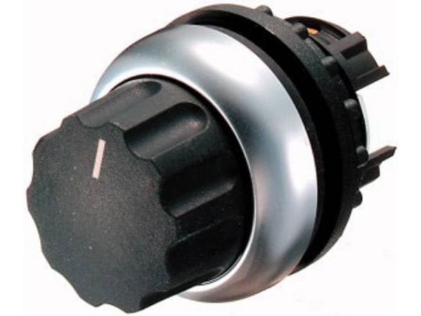 Eaton M22-WR4, Rotasjonsbryter, Plast, Sort, Metallisk, IP66, 29,7 mm, 42,7 mm