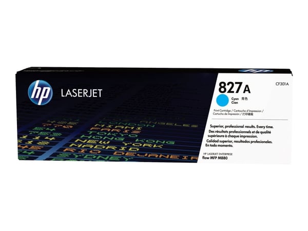 Lasertoner HP 827A CF301A, 32 000 sidor, cyan