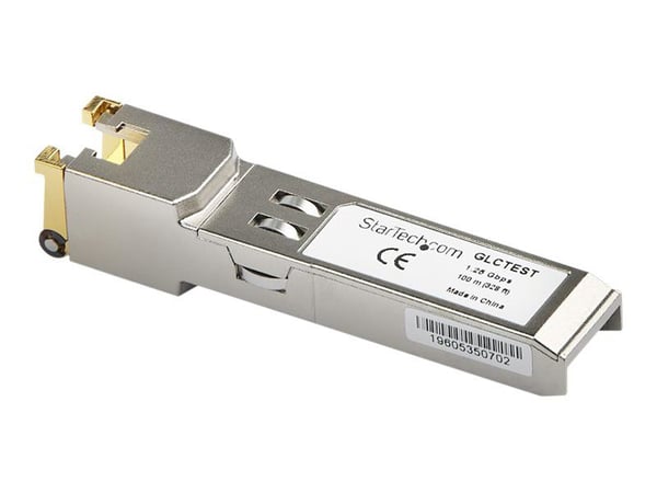 Startech Cisco GLC-TE Compatible Module, 1000BASE-T Copper Industrial Gigabit Ethernet Transceiver, SFP to RJ45 Cat6/Cat5e 100m Extended Temp, Cisc...