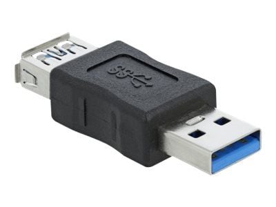 Delock - USB-sukupuolen vaihtaja - USB Type A (kun strøm) (han) til USB Type A (kun strøm) (hun) - 900 mA - lajittelu