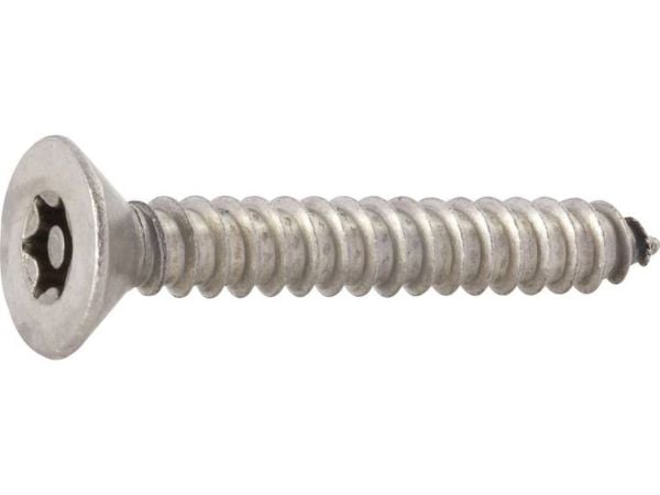 TOOLCRAFT 88115-38 Sänkt slitsad skruv 3,5 mm 38 mm T-profil med stift Rostfritt stål 10 st