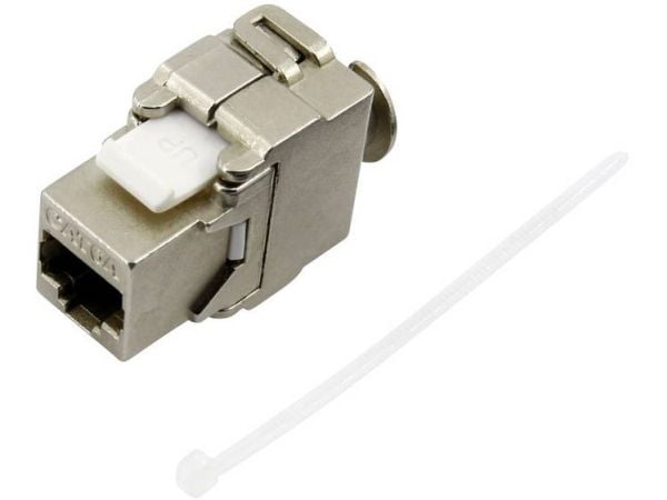 TRU COMPONENTS RJ-liitin 93038C360 Liitin, suora napa (RJ) 8 Metalli 1 kpl