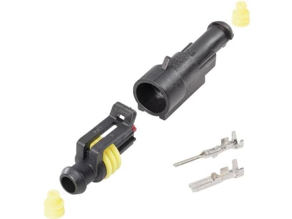 TE Connectivity Superseal-sarja AMP-Superseal 1,5 mm Sarja Napojen kokonaismäärä 1 Ristikkokoko: 6 mm 30S002 1 sarja