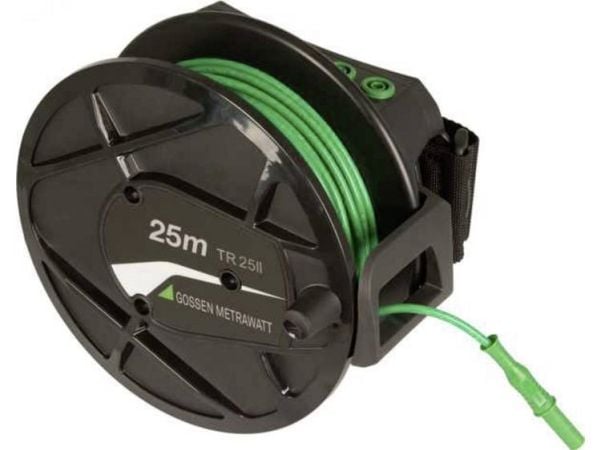 Gossen Metrawatt Z503X TR25 II kabeltrommel for lavohm- og jordingsmåling - 25 m - 1 stk (Z503X)