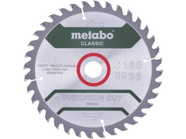 Metabo 628027000, Høy-Hastighets Stål (HHS), Tre, 16,5 cm, 2 cm, 1,8 mm, Metabo