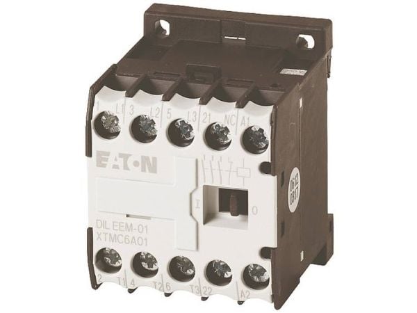 Eaton DILEEM-01(230V50HZ,240V60HZ), Musta, Valkoinen, IEC/EN 60947-4-1; UL 508; CSA-C22.2 No. 14-05; CE, 690 V, 50 - 60 Hz, 170 g, -25 - 50 °C
