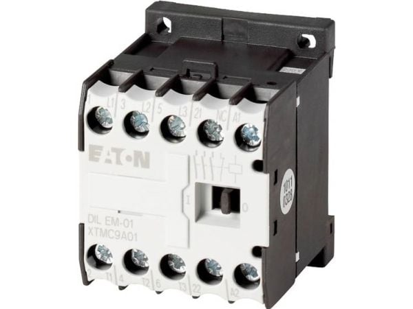 Eaton DILEM-01(24V50HZ), Kontaktori, Musta, Valkoinen, IP20, 45 mm, 52 mm, 58 mm