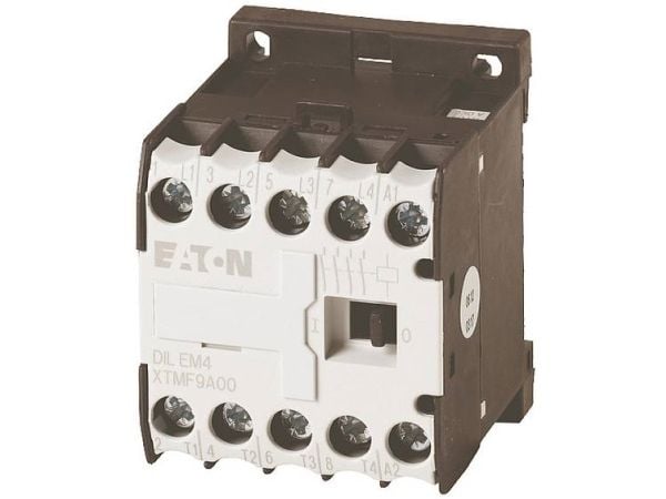 Eaton DILEM4-G(24VDC), Kontaktori, Musta, Valkoinen, IP20, 45 mm, 52 mm, 58 mm
