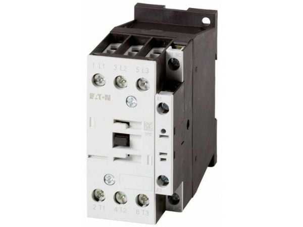 Eaton DILM25-01(RDC24), Kontaktori, Musta, Valkoinen, IP00, 56 mm, 85 mm