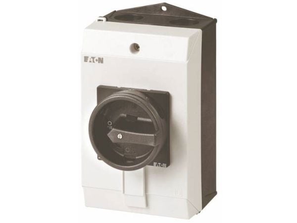 Eaton P1-25/I2H/SVB-SW/HI11, Kiertokytkin, 3P, Langallinen, Musta, Harmaa, IP65, Pölynkestävä, Vedenkestävä