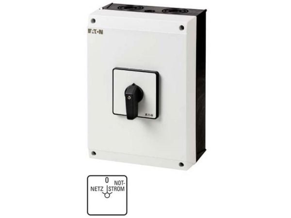 Eaton T5-4-8902/I5, Vipukytkin, 4P, Musta, Valkoinen, IP65, 200 mm, 197 mm