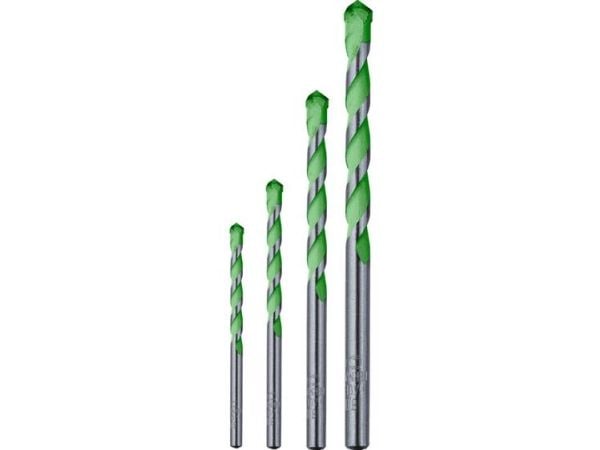 kwb 052800, Drill, Drill bit set, Høyrehåndsrotasjon, Keramisk, Betong, Glass, Granitt, Naturstein, Takstein, Soft Keramiske veggflis, Stein, Flis,...